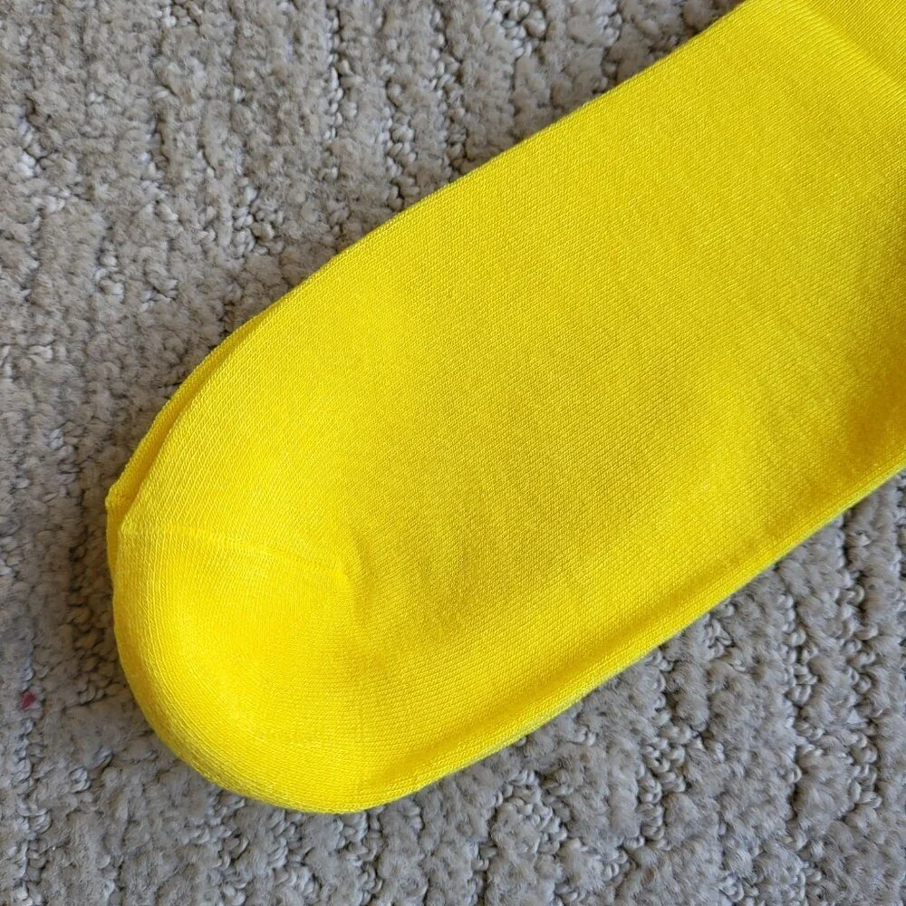Women’s Rayon Viscose Bamboo Casual Socks – 4 Pairs – Yellow – Size 8–11 – NWOT